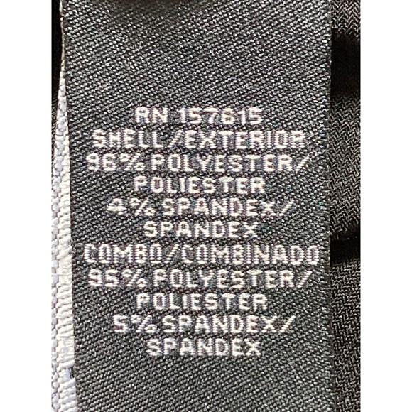 R & K Originals Womens 12 Faux Jacket Dress Black w/ Purple Floral Stretch EUC - Picture 8 of 8